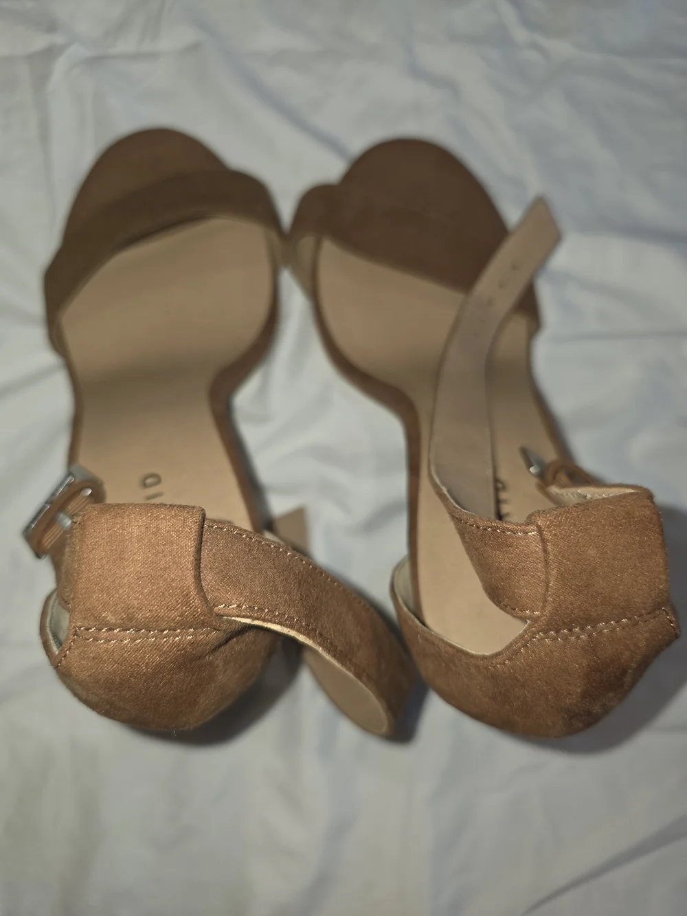Torrid Brown Suede Block Heel Sandals